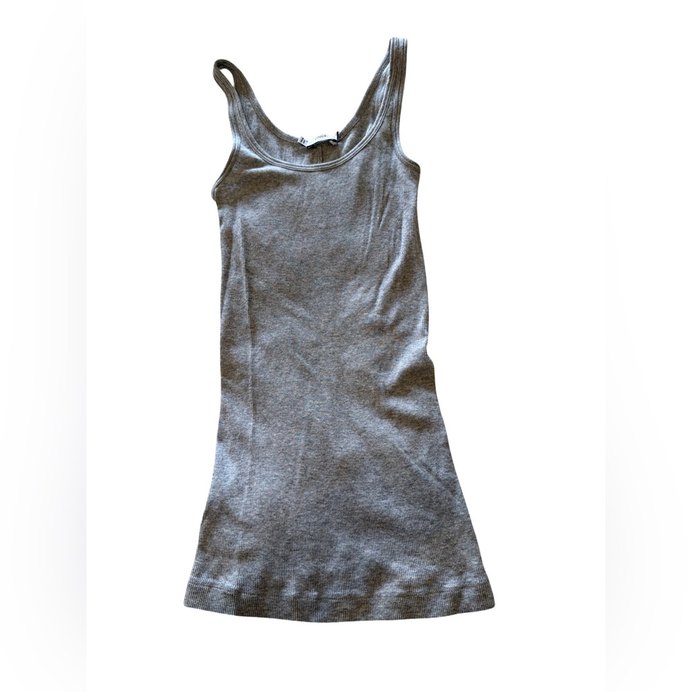 Vince Gray Tank Top - Long & Stretchy